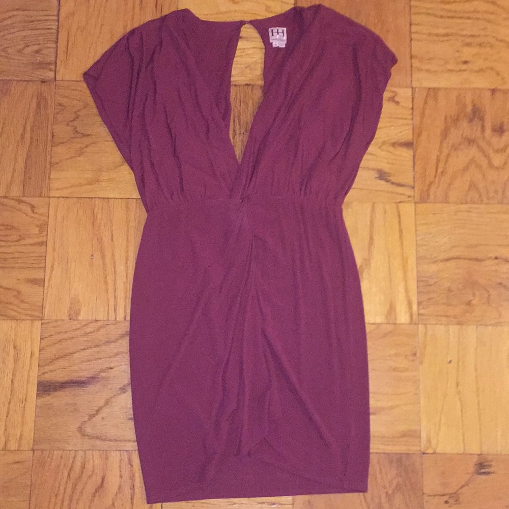 Haute Hippie Oxblood Cocktail Dress